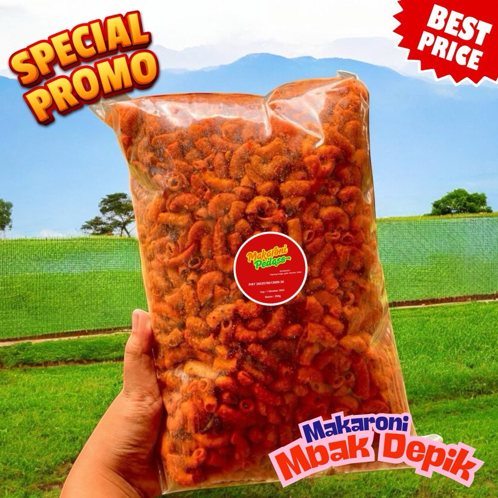 

Level Maksimum! Makaroni Pedas Khas Surabaya – 250g