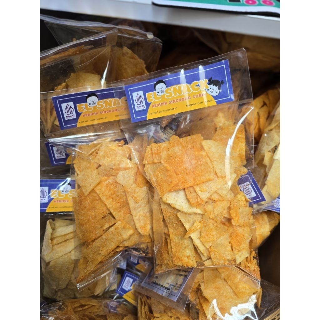 

KRIPIK SINGKONG PEDAS GURIH EL Snack