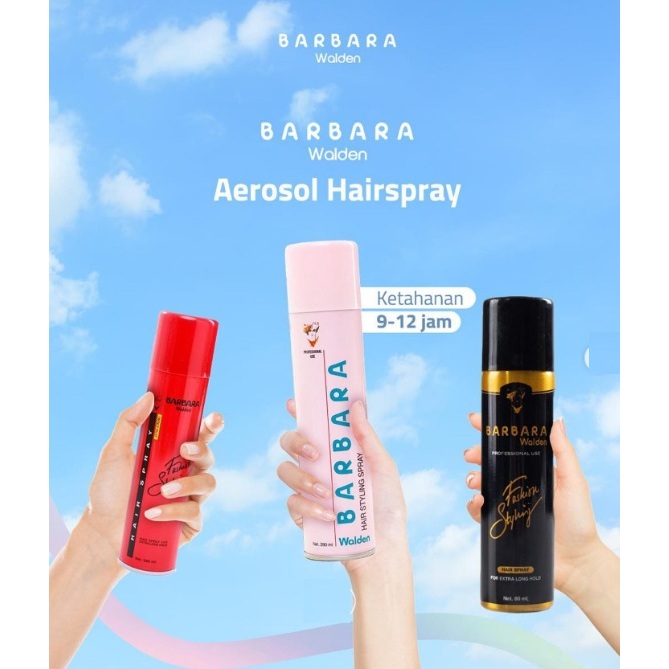 Barbara Hair Spray | Hair Spray Rambut Tahan Lama