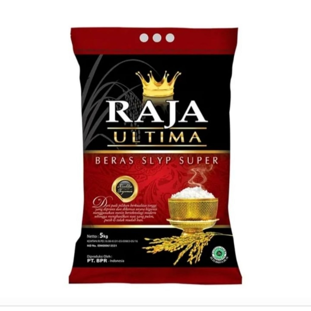 

BERAS PREMIUM RAJA ULTIMA 5KG HARGA TERMURAH EXPIRED PANJANG BERAS PULEN 5KG