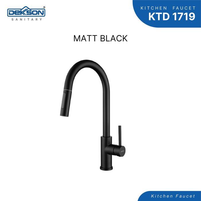 KRAN SINK MEJA DEKKSON KTD 1719 MATT BLACK