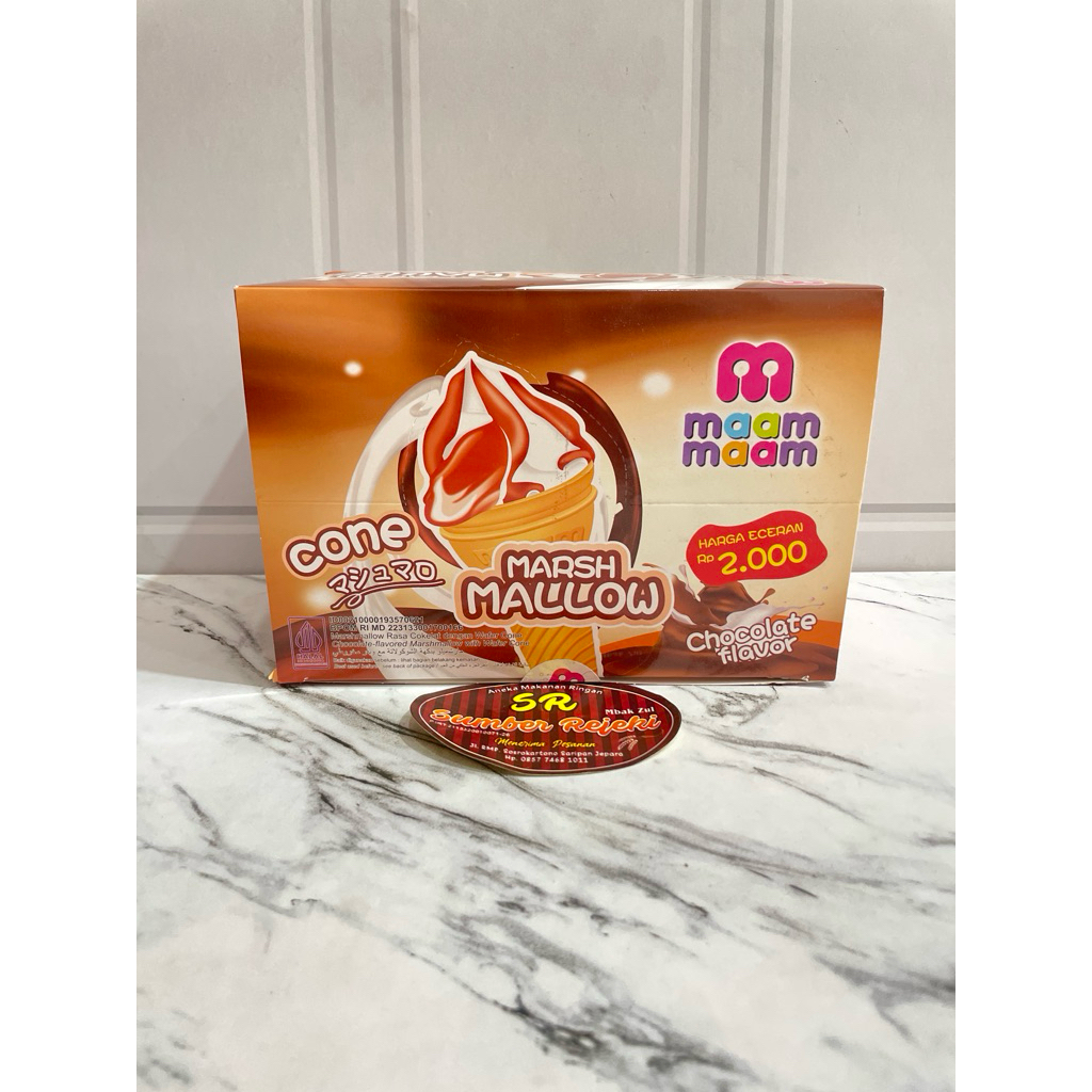 

MARSHMALLOW CUP COKLAT ISI 12 PCS