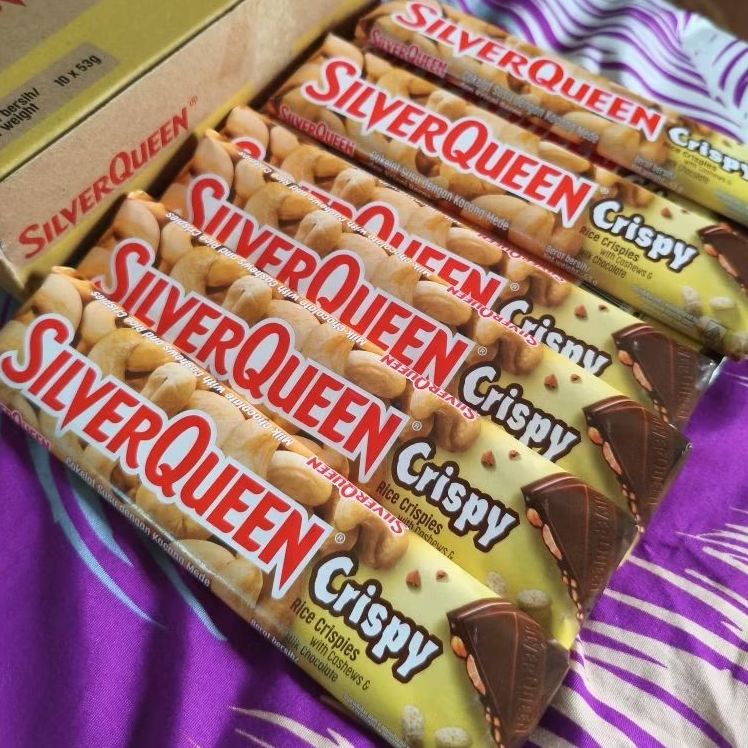 

Coklat SILVERQUEEN CRISPY / ALMOND 55gr Exp 2026
