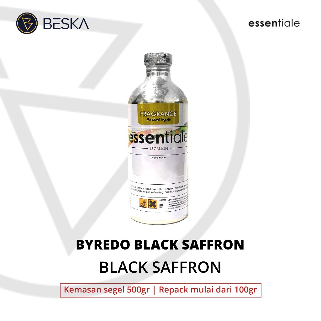 BLACK SAFFRON - ESSENTIALE | BYEREDO BLACK SAFFRON SEGEL BIBIT PARFUM MURNI