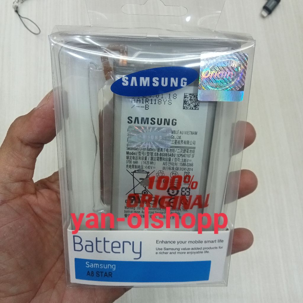 Batre Baterai Battery Samsung A8 Star EB-BG885ABU Original