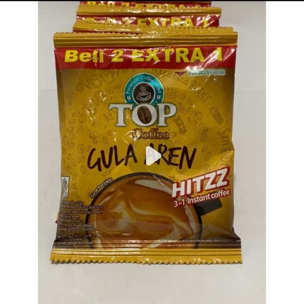 

TOP kopi Coffee Gula Aren Renceng isi 15 shaset