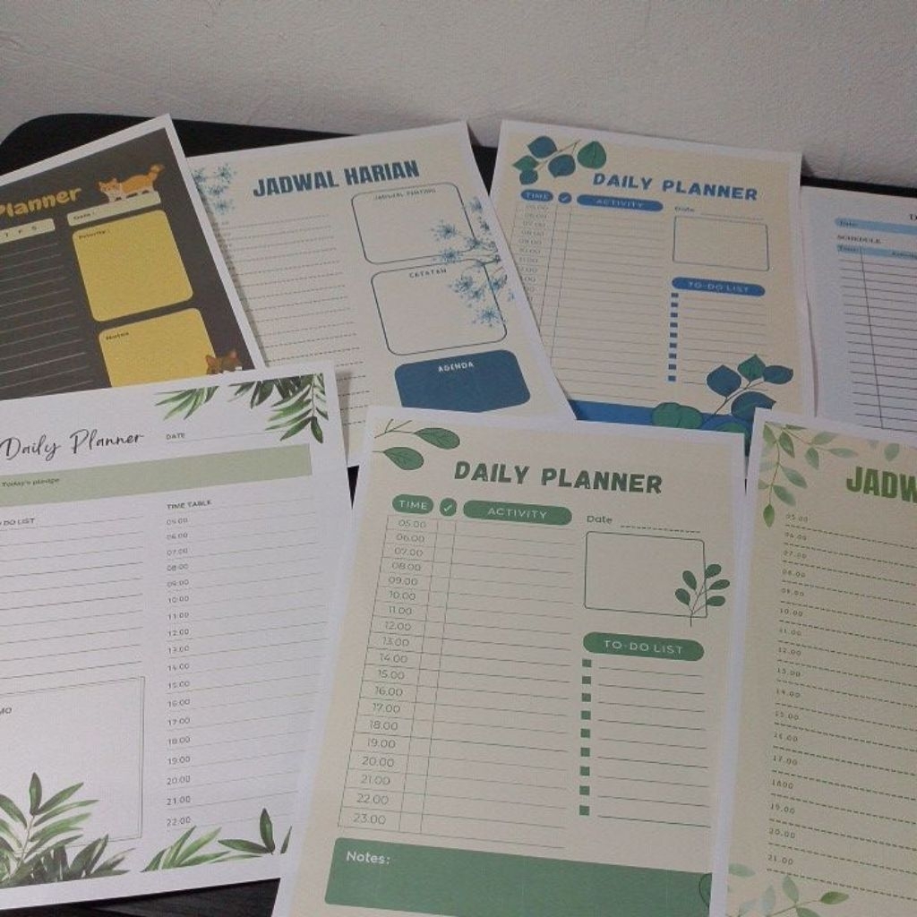 

Daily Planner A5 Estetik | Buku Agenda Harian | To Do List Planner Lucu