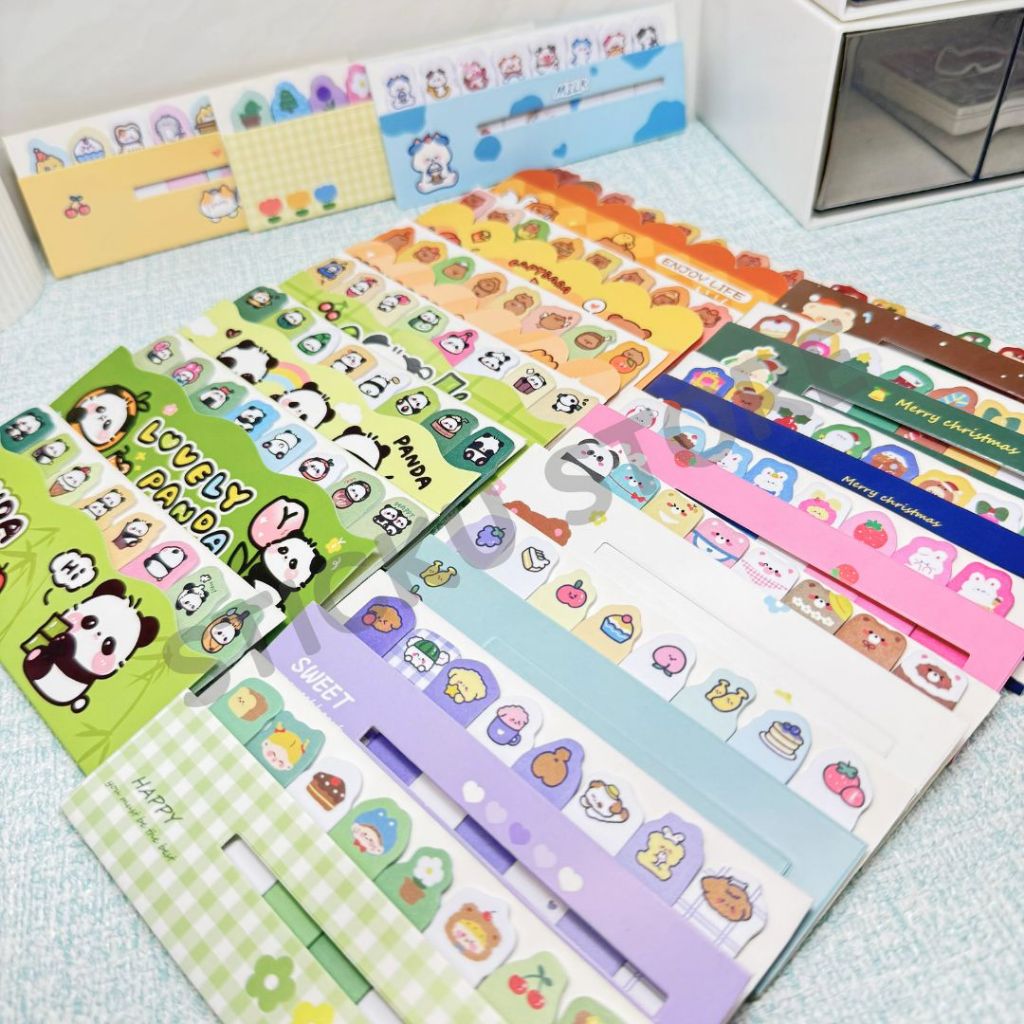 

Sticky Notes Pembatas Buku isi 120 Lembar Pembatas Buku Lucu Pembatas Buku Bergambar