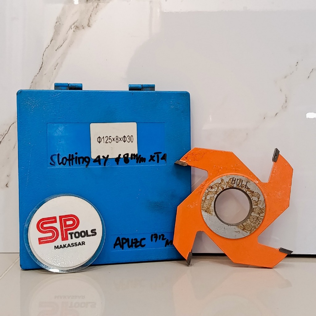 MATA ROUTER / ROTER / PROFIL KAYU BESAR SLOTTING 5" 5 INCH 4 BLADE X 8MM X 4 TEETH