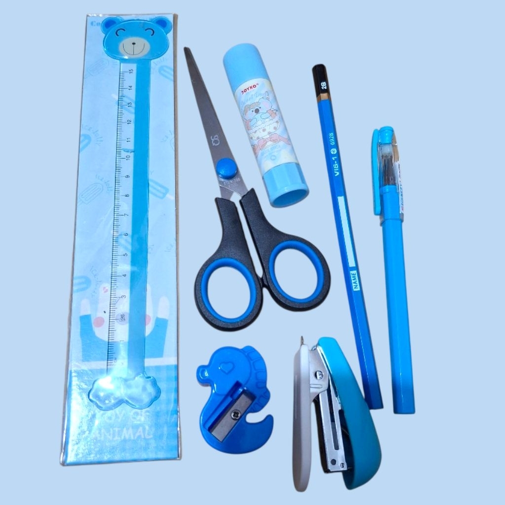 

Paket Alat Tulis/Hampers/Paket Alat Sekolah (Warna Biru)
