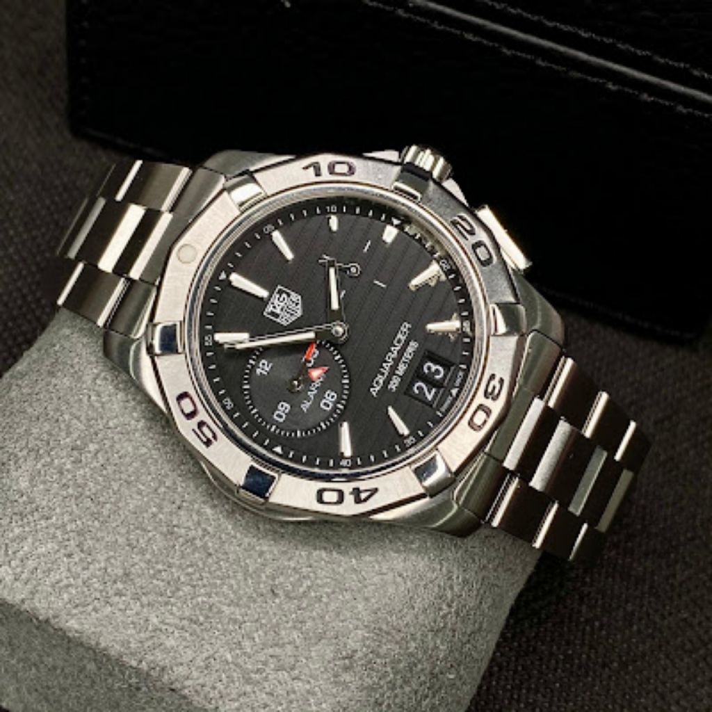 Jam tangan Pria tag heuer aquaracer 300m wap110y alarm grande date