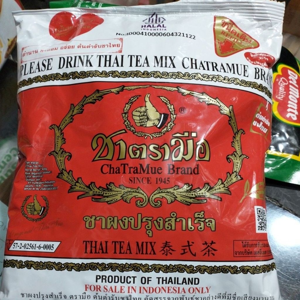 

teh tarik Thailand merah 400g exp 080527