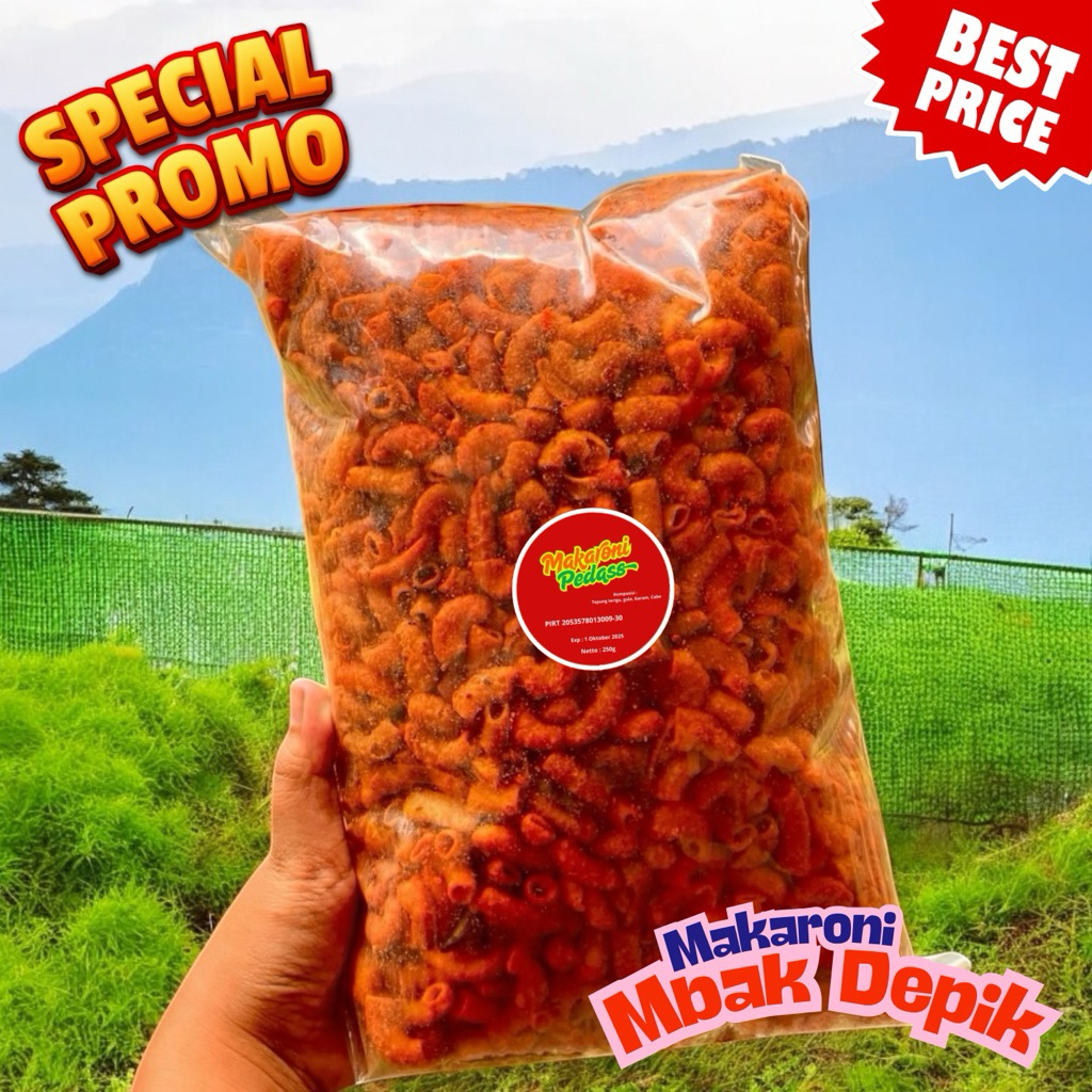 

Jajanan Pedas Surabaya – Makaroni ¼ kg Rasane Maknyus