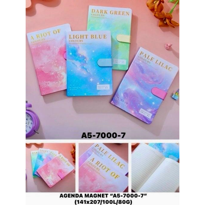 

AGENDA KERJA 32k A5/ NOTEBOOK KERJA Tali/ Agenda Magnet
