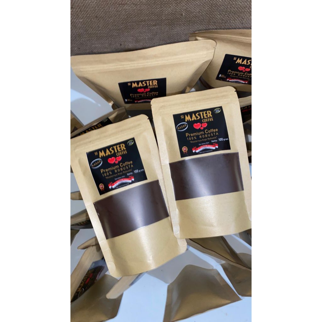 

Kopi Robusta Bubuk halus dan bubuk kasar – Si Master, Rasa Kuat & Wangi Mantap!