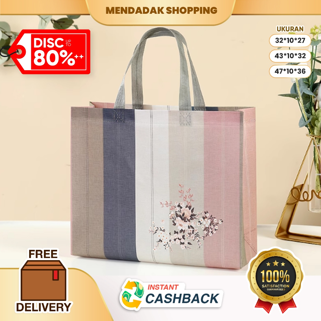 

(ETALASE 1-AN) Souvenir - Tas Spunbond - Totebag Wanita - Tas Belanja - Tas Jinjing - Totebag - Tas Jinjing Wanita - Tas Hampers - Tas Souvenir - Tas Lipat - Goodie Bag - Tas Ulang Tahun - Kantong Belanja - Tas Hampers - Tas Kado - Souvenir Pernikahan