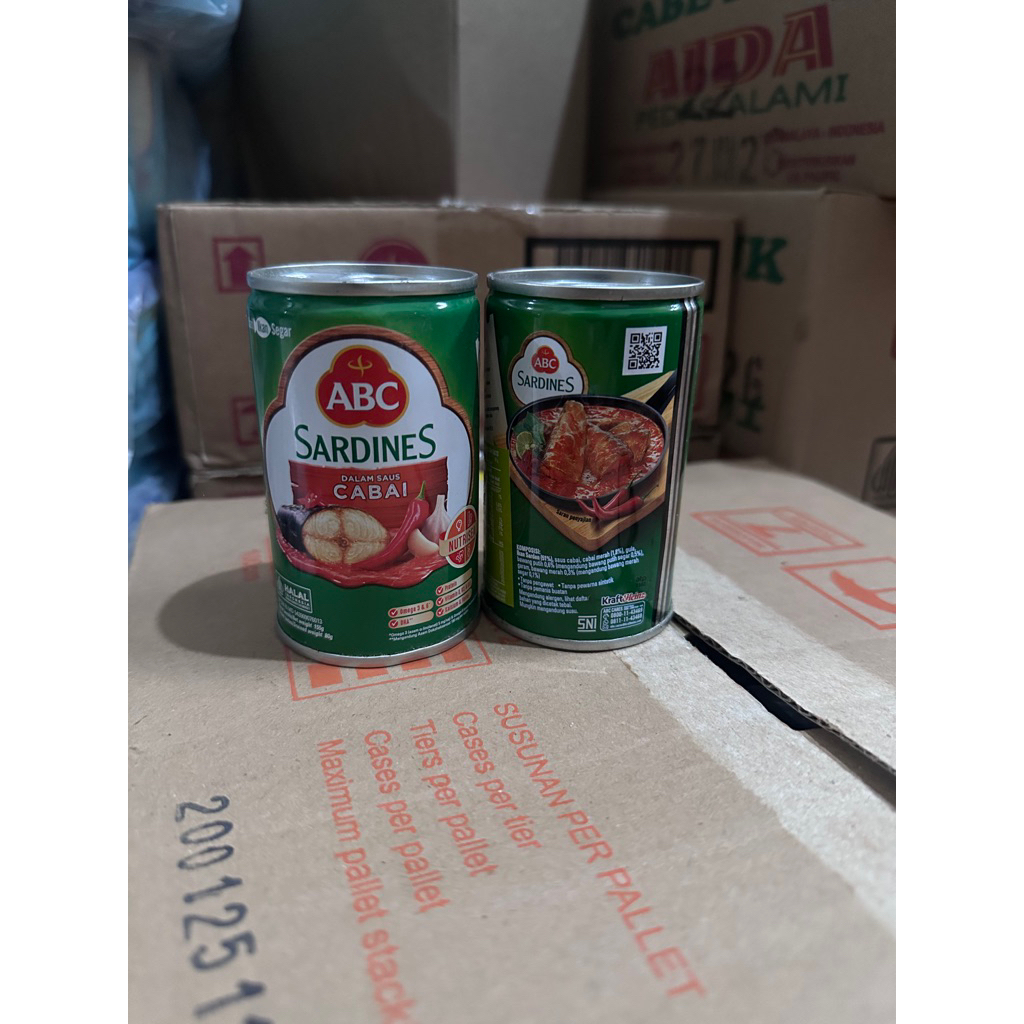 

sardines ABC kemasan ekonomis (dus)