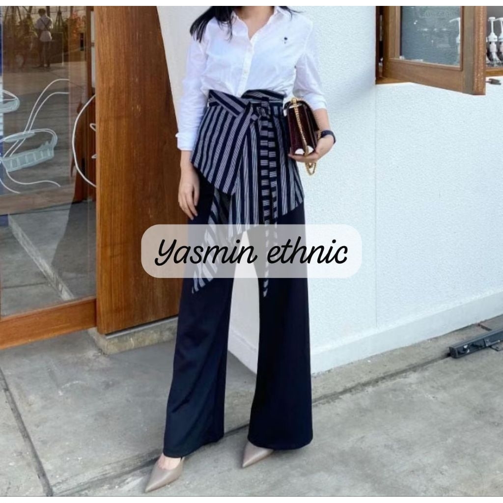 obi belt tenun motif lurik - obi tenun - obi wanita - belt tenun - ikat pinggang tenun