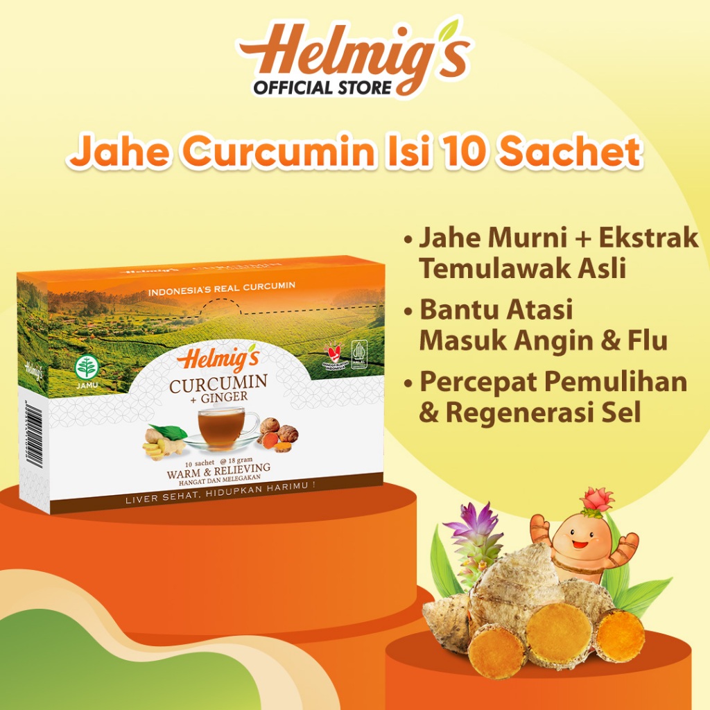 

Helmig's Curcumin Ginger 10 Sachet