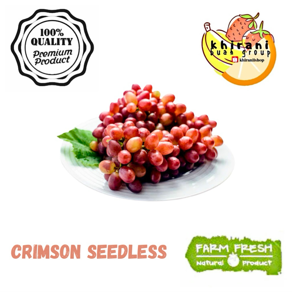 

Anggur Crimson Manis Tanpa Biji
