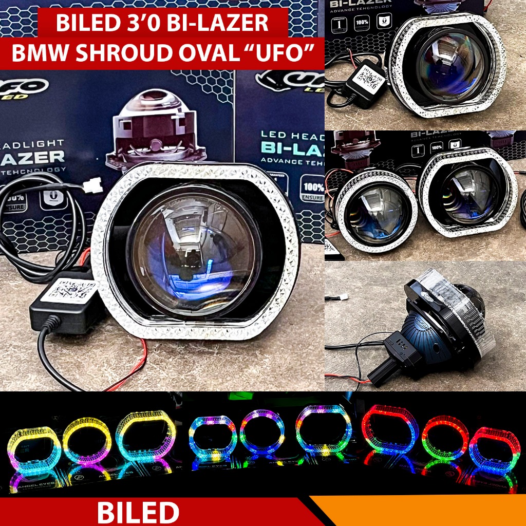 PROJIE BILED SHROUD BMW BI LASER LAMPU BILED BMW 3 INCH