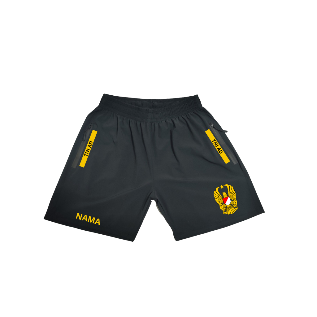 Celana Pria Logo TNI AD Bahan Adem dengan Risleting Waterproof & Tali Adjustable