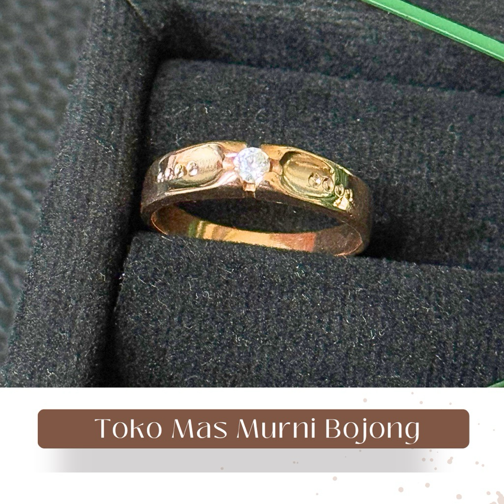 cincin emas kawin titik 6K toko mas murni