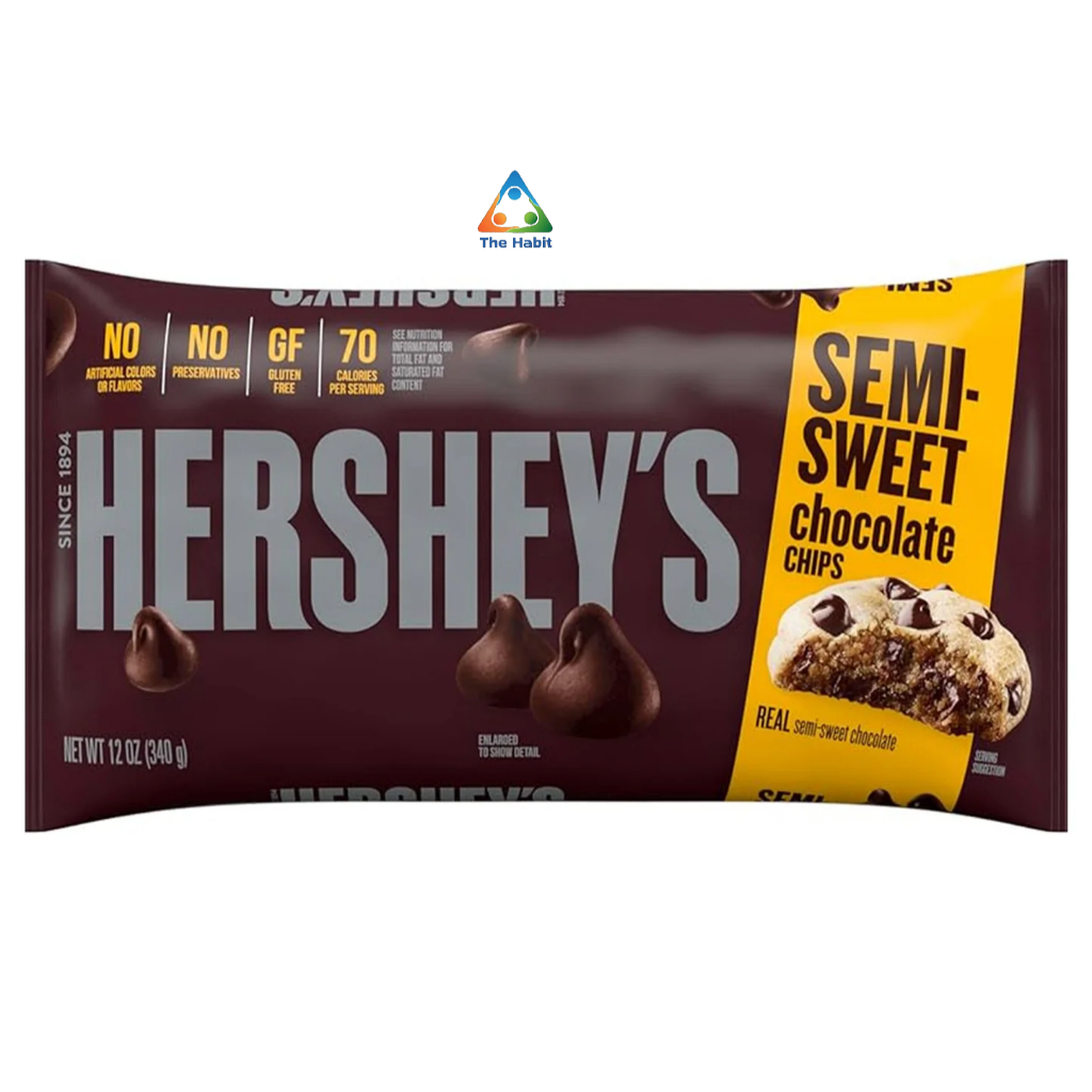 

(The Habit) Hershey's Real Semi-Sweet Chocolate Chips 340g