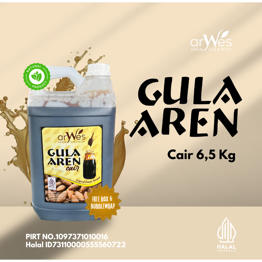 

Gula Aren Cair / Brown Sugar 5L - Arwes