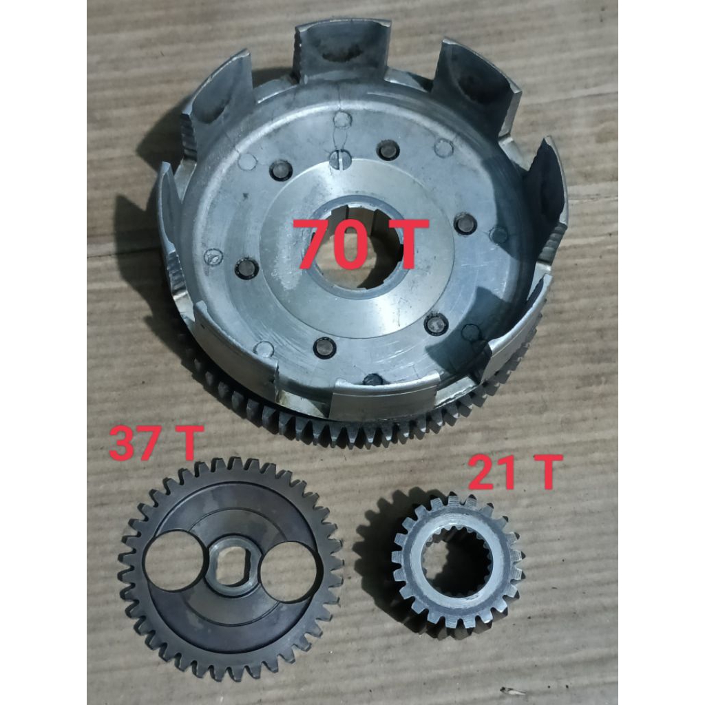 Draf Gear 21 70 37 T Primer Sekunder GL Pro Cdi Series BE Black Engine Original PNP Neotech MP Megap