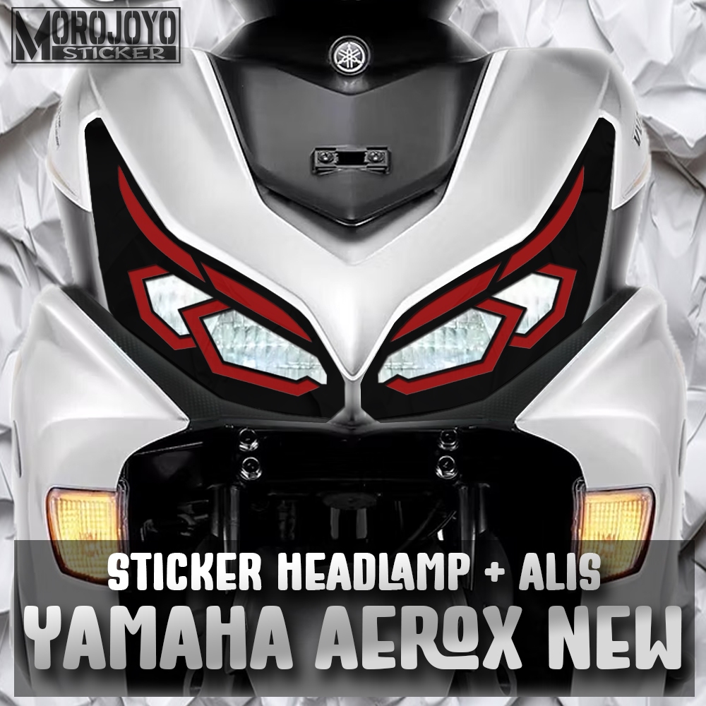 STICKER HEADLAMP + ALIS AEROX  NEW 155 CONNTECTED 2022
