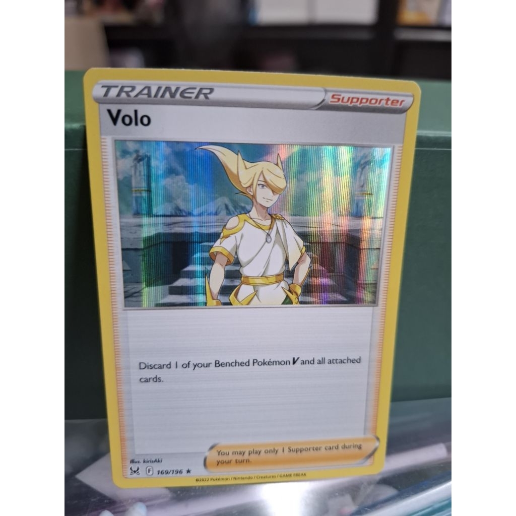 kartu pokemon original holo rare Volo 169/196