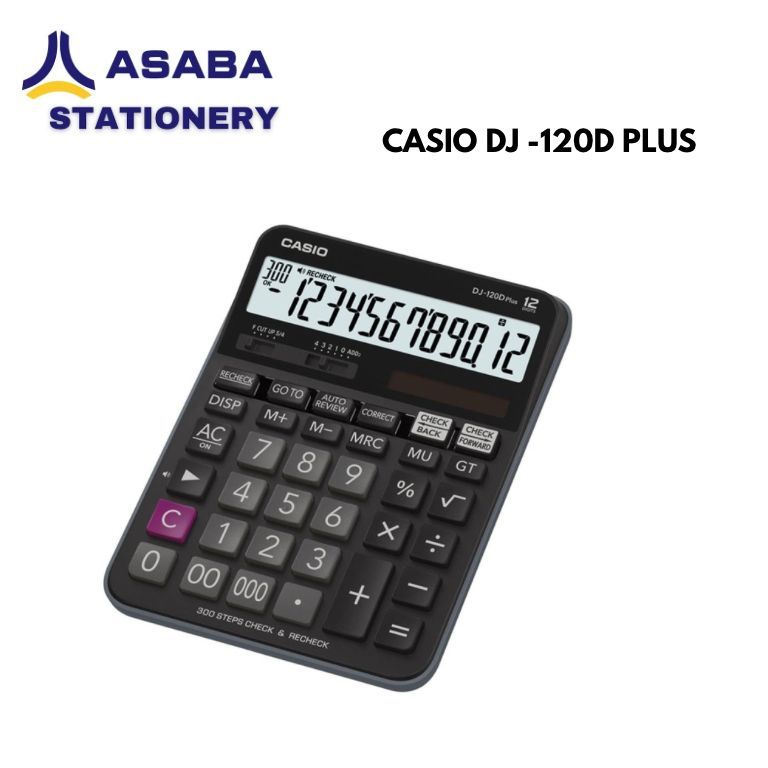 

Asaba Stationery- Casio CDJ-120D PLUS Kalkulator dasar/dagang