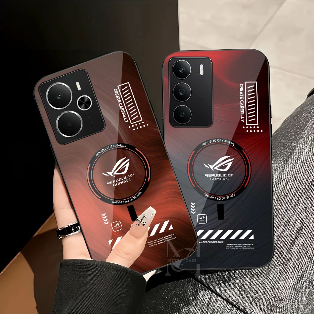 Softcase Glass Kaca Glosy Realme C71 14 C75 13 NOTE 60 C63 C67 C65 C61 Note 50 C51 C55 C33 C53 - G87