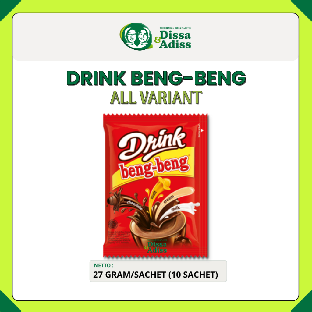 

DRINK BENG-BENG MINUMAN SERBUK INSTANT RENCENG @10 PCS / MINUMAN SERBUK SACHET - Tobaqdissa