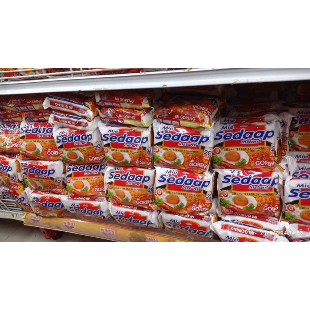 

Mie Sedaap Goreng | Kuah All Varian | Goreng | Ayam Krispi | Salero Padang | Ayam Bawang | Kari Ayam