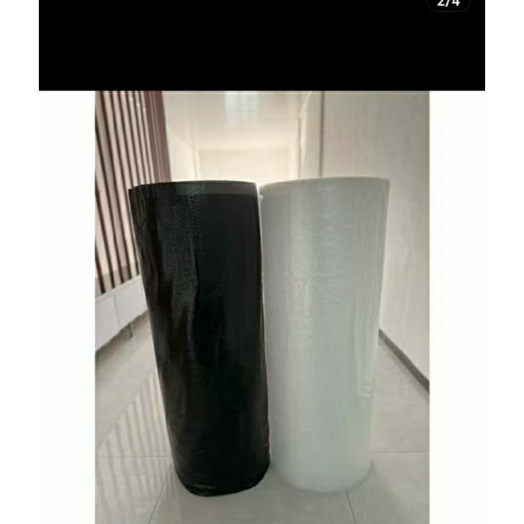 

Buble Wraping Bening dan Hitam (125cmx 50m)