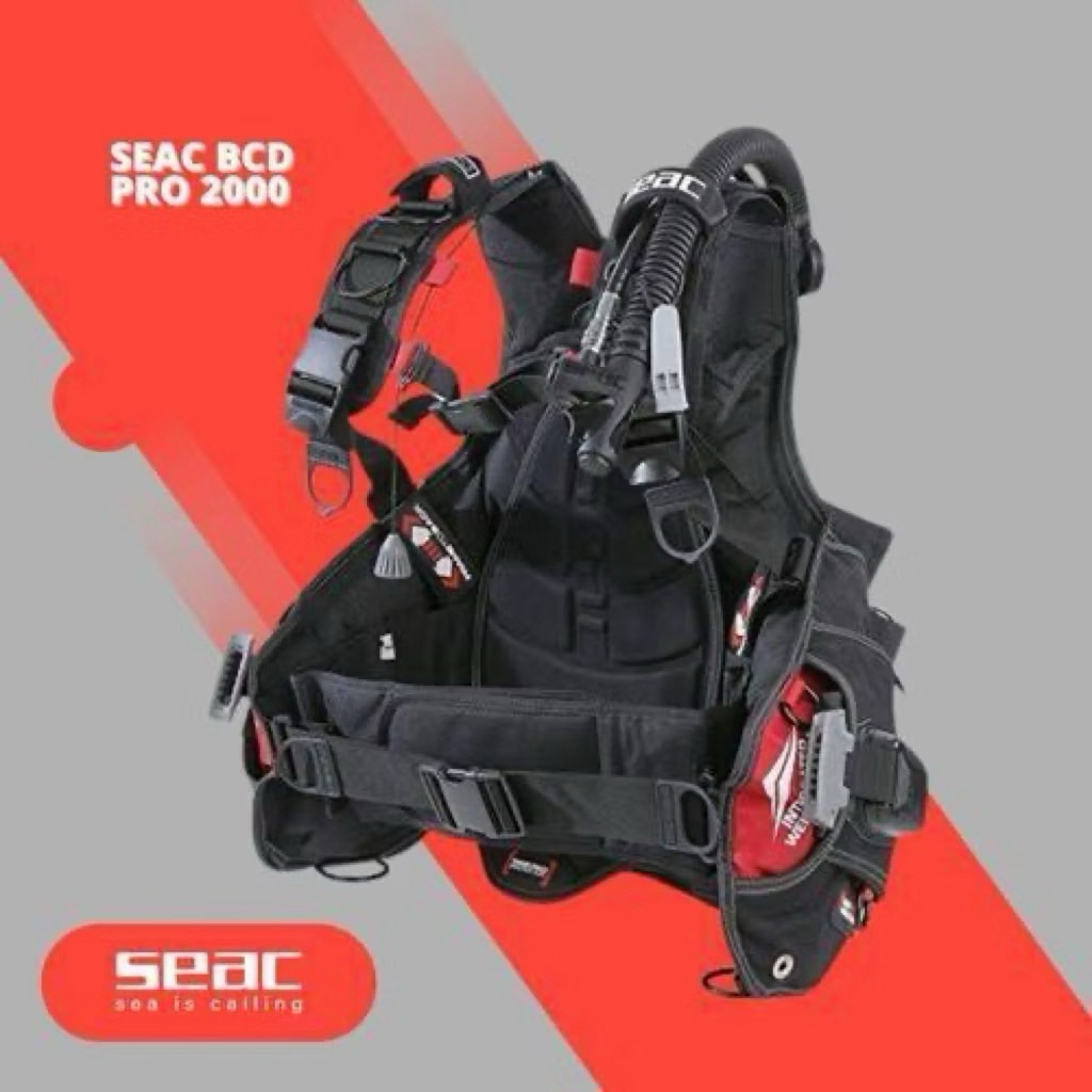 ( SEAC ) BCD pro 2000 / BCD Diving / Scuba Diving / alat selam