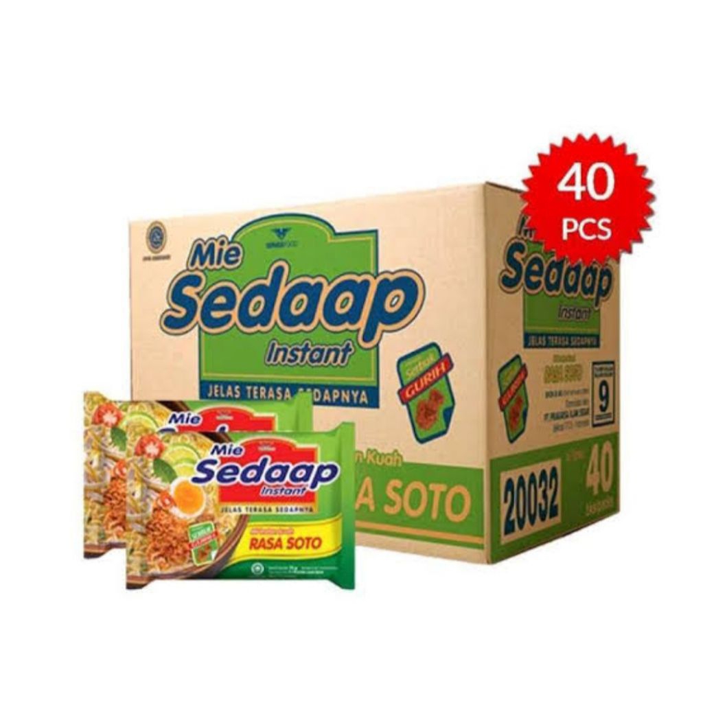 

Mie Sedaap Soto 1 Dus (isi 40)
