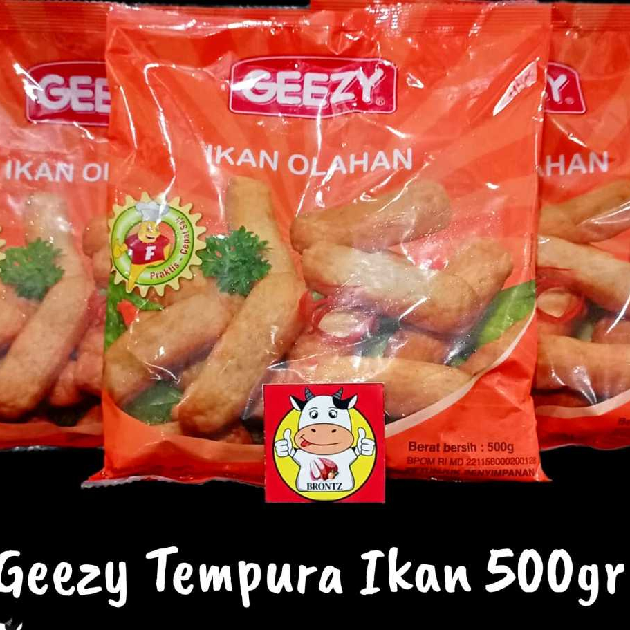 

GEEZY TEMPURA IKAN 500GR - FROZEN FOOD - BRONTZ JOGJA