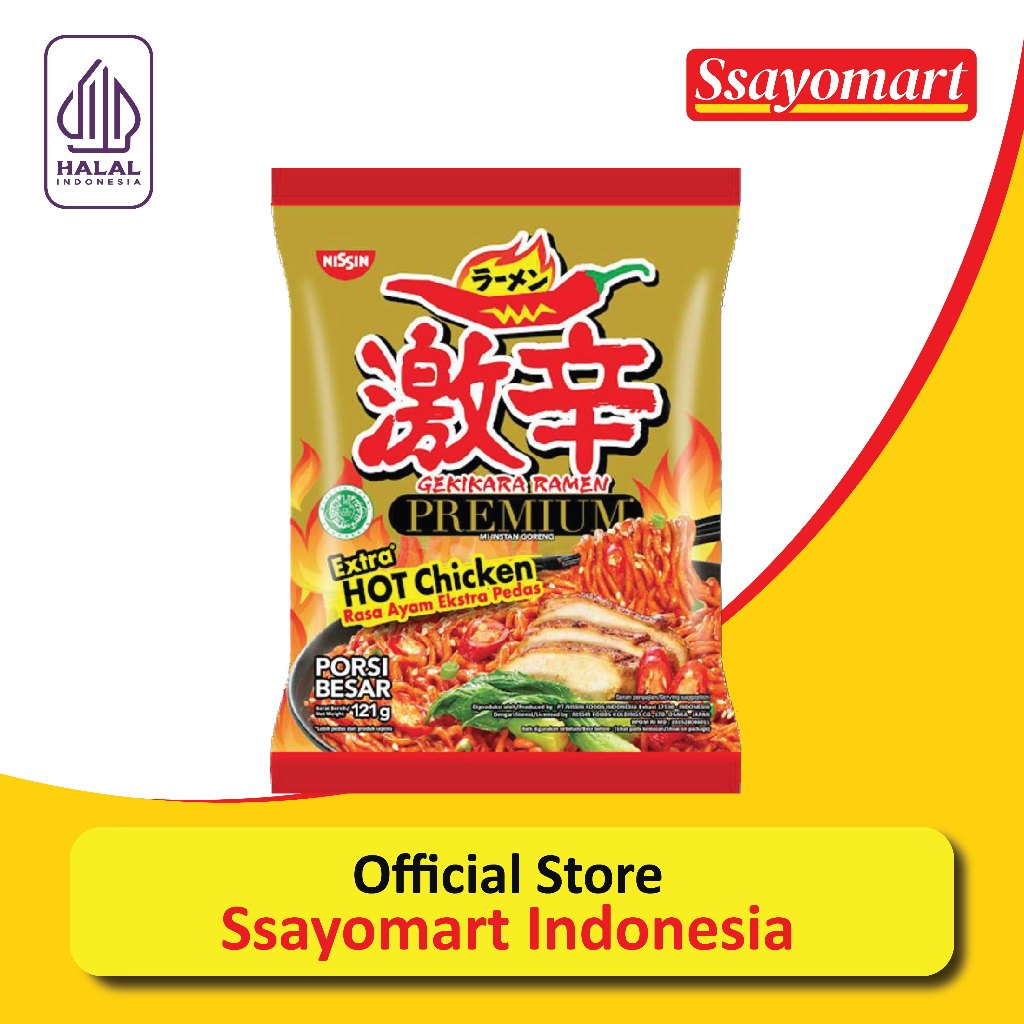 

Nissin Gekikara Ramen Premium / Rasa Ayam Ekstra Pedas 121 g