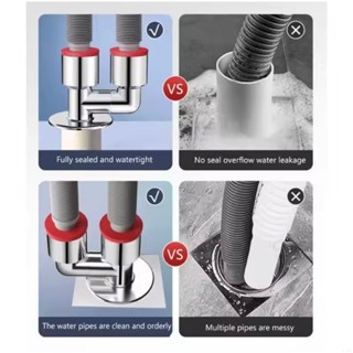 Konektor Pipa Pembuangan Wastafel Dapur Lubang Sink Anti Bau Floor Drain 5070