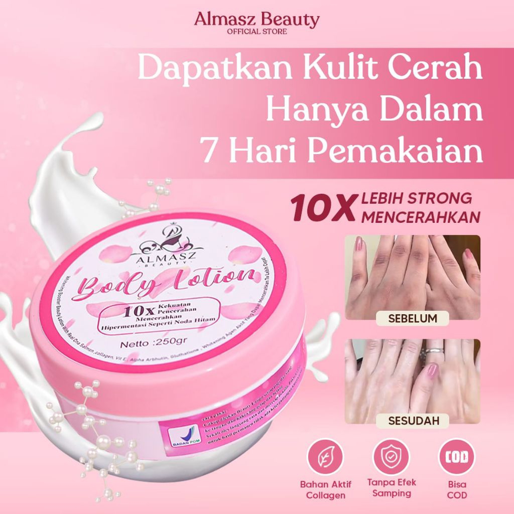 TERMURAH HB Dosting Best Seller Body Lotion Pemutih Badan 10x Lebih Cepat Pemutih Badan Aman Untuk B