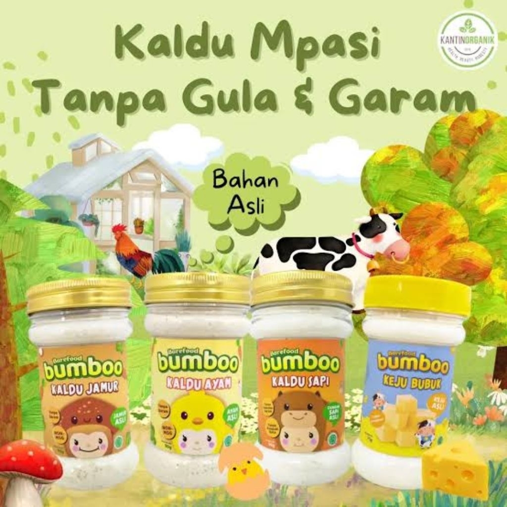 

BUMBOO Kaldu Asli - Kaldu Bubuk Anak MPASI - No MSG Tanpa Gula & Garam