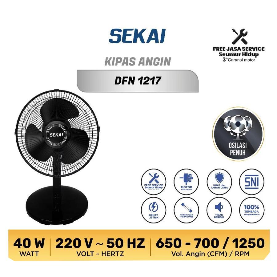 SEKAI 1217 Wall Fan 12 Inch/ Kipas Angin Dinding 12 Inch