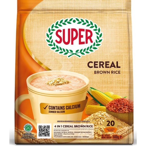 

[oddsolshop] pekanbaru/Super Cereal Brown Rice 500GR Sereal Minuman Serbuk Paduan Beras Merah