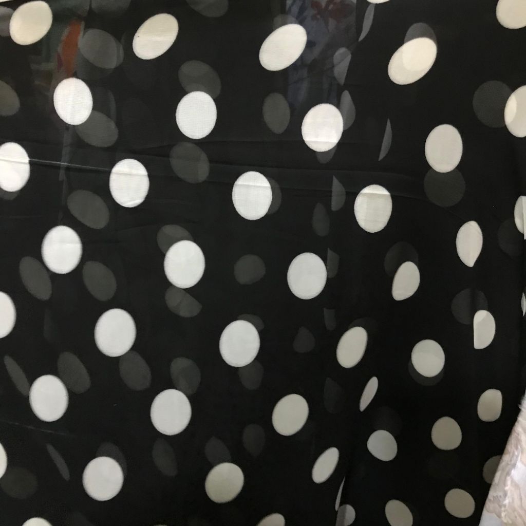 kain sifon motif polkadot ~ kain chiffon motif bunga ~ kain sifon motif ~ kain sifon meteran