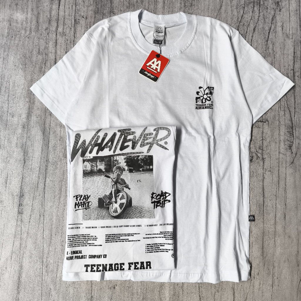 KAOS STREETWEAR / T-SHIRT WHAT EVER / KAOS DISTRO UNISEX / KAOS DISTRO ORIGINAL / KAOS DISTRO ALIVE 
