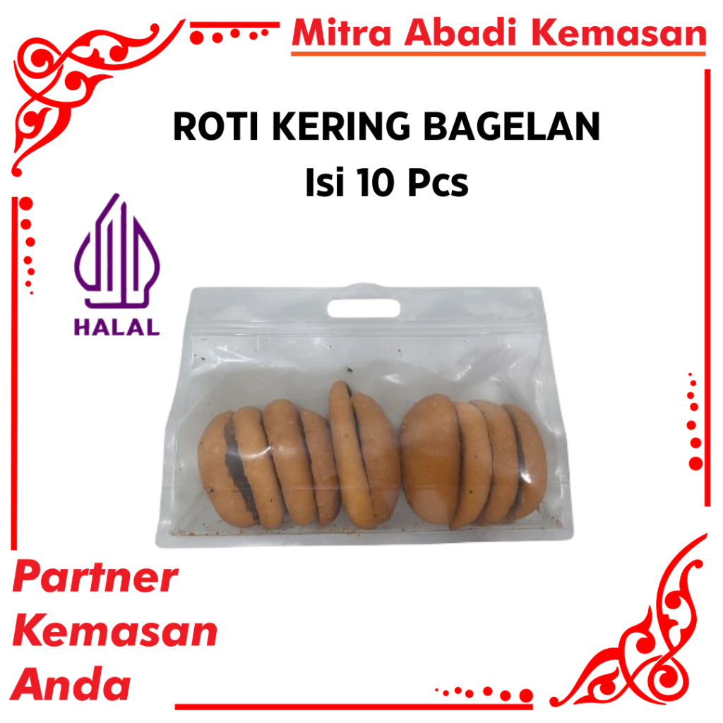 

ROTI KERING BAGELAN ISI 10 PCS | ROTI KERING PREMIUM | ROTI BAGELAN PREMIUM