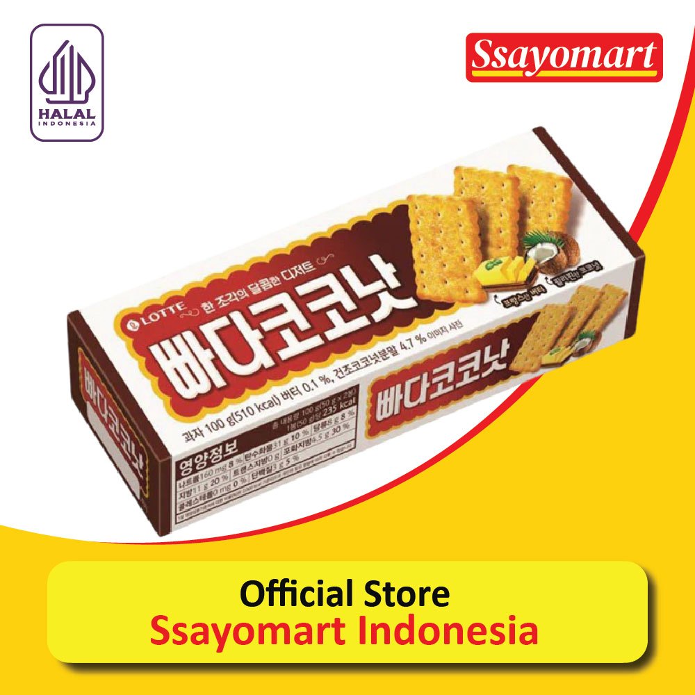 

LOTTE, BUTTER COCONUT BISCUIT 100g